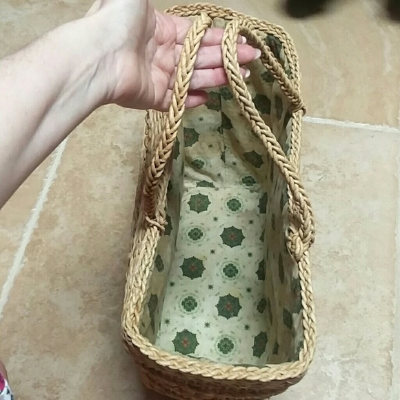 Vintage straw market bag - Picture 3 of 7